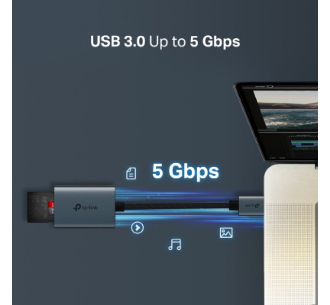 Зчитувач флеш-карт TP-Link USB 2.0 to SD/TF (UA430)