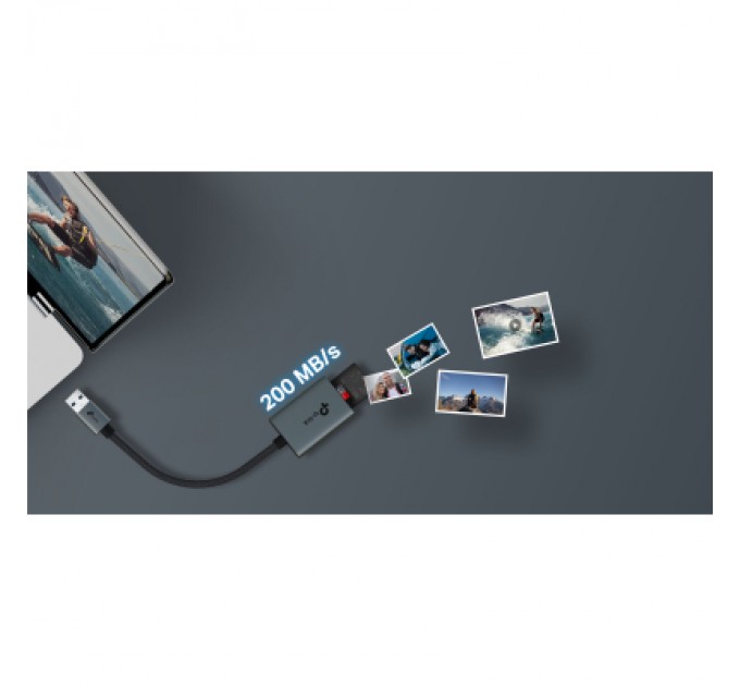 Зчитувач флеш-карт TP-Link USB 2.0 to SD/TF (UA430)