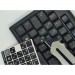 BestKey Наклейка на клавіатуру BestKey непрозора чорна, 76, білий (BKU13WHI/015)
