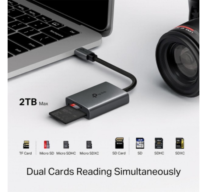 Зчитувач флеш-карт TP-Link USB-C to SD/TF (UA440C)