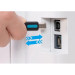 Vention Дата кабель USB 2.0 C Male to B Male 2A Cable 1.5M Black VENTION (CQUBG)