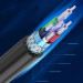 Vention Дата кабель USB 2.0 C Male to B Male 2A Cable 1.5M Black VENTION (CQUBG)