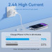 Vention Дата кабель USB 2.0 Type-A Male to Lightning Male 2.4A Cable 1M Black PVC Type VENTION (LAMBF)