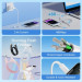 Vention Дата кабель USB 2.0 Type-A Male to Lightning Male 2.4A Cable 1M Black PVC Type VENTION (LAMBF)