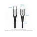 Vention Дата кабель USB 2.0 C Male to C Male 5A Cable Gray 2M Aluminum Alloy Type VENTION (TAEHH)