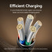 Vention Дата кабель USB 2.0 Type-C Male to Type-C Male 3A Cable 1M Gold Aluminum Alloy Type VENTION (TRDJF)