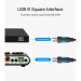 Vention Дата кабель USB2.0 A Male to B Male Print Cable 1M Black VENTION (VAS-A16-B100)