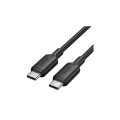 Vention Дата кабель USB 2.0 Type-C Male to Type-C Male 5A Cable 2M Black Aluminum Alloy Type VENTION (TRIBH)