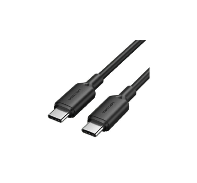 Vention Дата кабель USB 2.0 Type-C Male to Type-C Male 5A Cable 2M Black Aluminum Alloy Type VENTION (TRIBH)