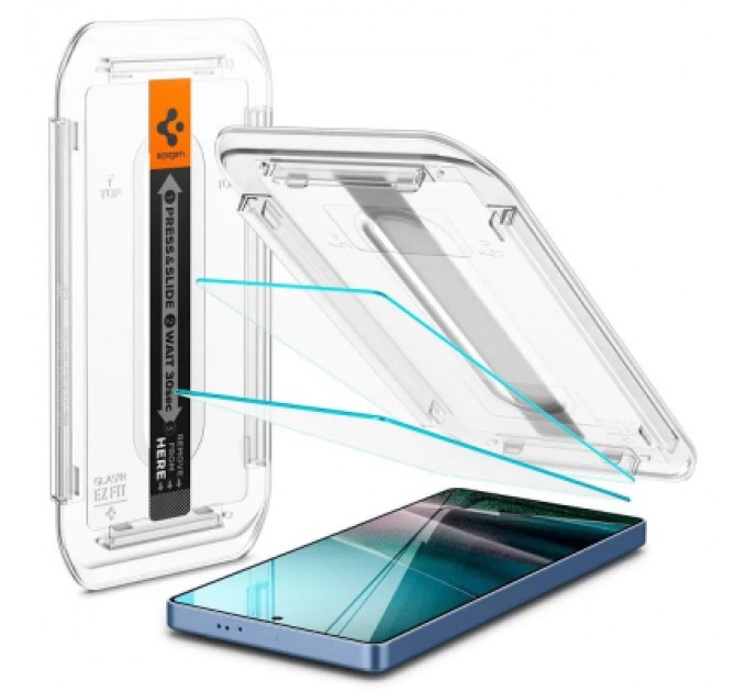 Скло захисне Spigen tR EZ Fit HD Samsung Galaxy S25 Ultra 2 pcs (AGL09082)