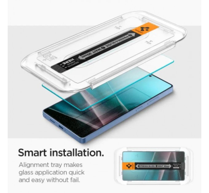 Скло захисне Spigen tR EZ Fit HD Samsung Galaxy S25 Ultra 2 pcs (AGL09082)