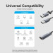 Vention Перехідник HDMI-A to USB-C/USB-A Video Capture Card 0.1M Gray VENTION (ACWHA)