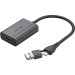 Vention Перехідник USB-C + USB-A to HDMI Adapter 0.15M Gray Aluminium Alloy Type VENTION (ACYHB)