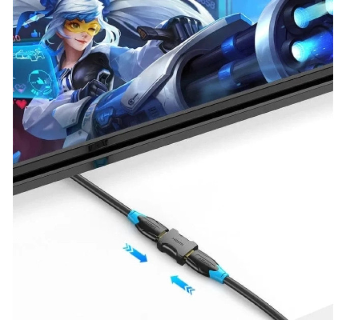 Vention Перехідник HDMI Female to Female Coupler Adapter Black VENTION (AIRB0)