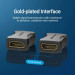 Vention Перехідник HDMI Female to Female Coupler Adapter Black VENTION (AIRB0)