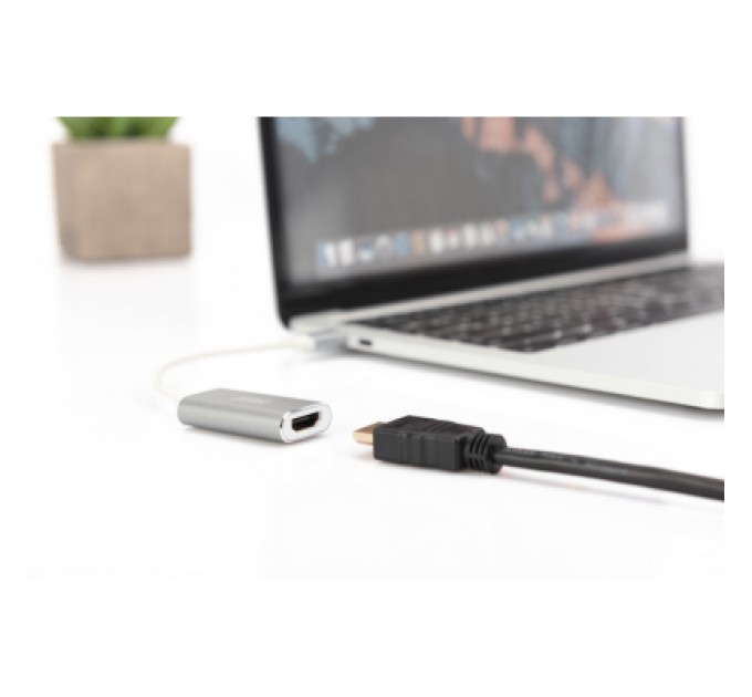 Перехідник USB-C to HDMI F 0.2m UHD 4K Digitus (DA-70836)