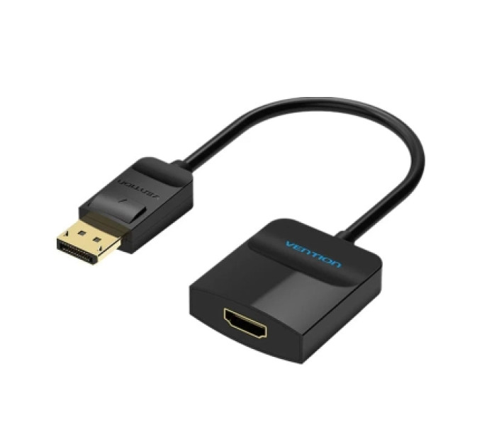 Vention Перехідник DP to HDMI Converter 0.15M Black VENTION (HBGBB)