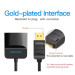 Vention Перехідник DP to HDMI Converter 0.15M Black VENTION (HBGBB)