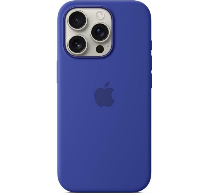 Чохол-накладка Apple Silicone Case with MagSafe для Apple iPhone 16 Pro Ultramarine (MYYP3)