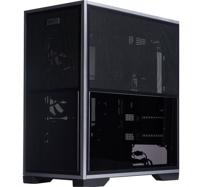 Корпус 1stPlayer IF8-BK-4FO7-14 Black