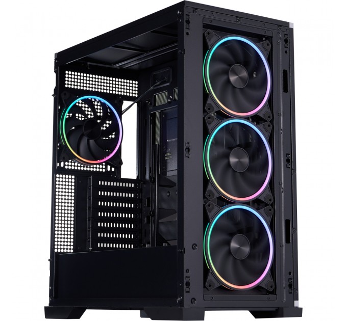 Корпус 1stPlayer IF8-BK-4FO7-14 Black