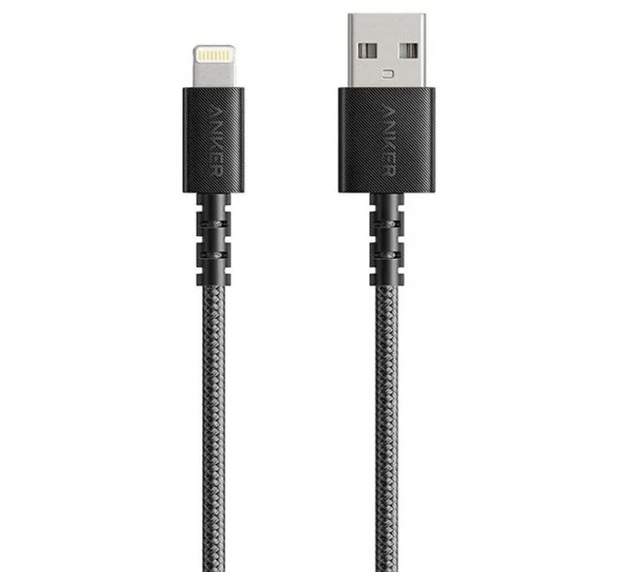 Кабель Anker Powerline Select+ USB - Lightning (M/M), 1.8 м, Black (A8013H11/A8013H12)