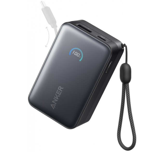 Універсальна мобільна батарея Anker Nano 10000mAh 45W Black (A1638H11)