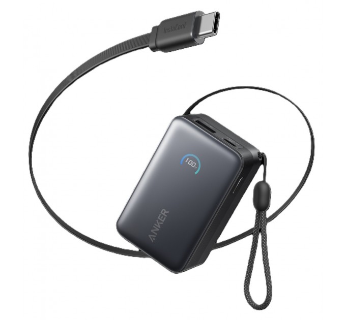 Універсальна мобільна батарея Anker Nano 10000mAh 45W Black (A1638H11)