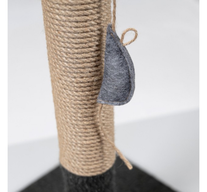 Дряпка (кігтеточка) для котів Природа Мімі Grey 36x36x66 см (4823082443000)