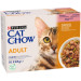 Purina Cat Chow Вологий корм для кішок Purina Cat Chow Adult з лососем і зеленою квасолею 85 гх10 шт (7613036596039)