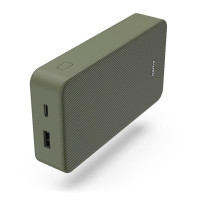 Батарея універсальна Hama 20000mAh, 15W/5V/3A, USB-C, USB-A, green (00201716)