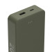 Hama Батарея універсальна Hama 20000mAh, 15W/5V/3A, USB-C, USB-A, green (00201716)