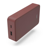 Батарея універсальна Hama 20000mAh, 15W/5V/3A, USB-C, USB-A, red (00201717)