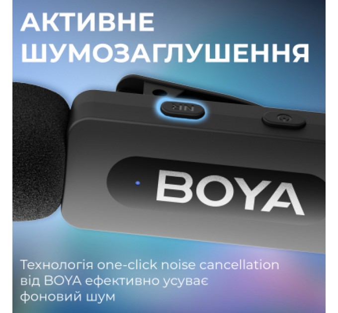 Мікрофон Boya BY-V1 Lightning Black (BY-V1)