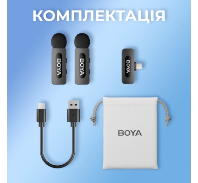 Мікрофон Boya BY-V20 Type-C Black (BY-V20)