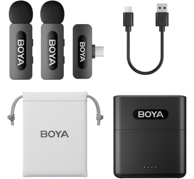 Мікрофон Boya BY-V30 Type-C Black (BY-V30)