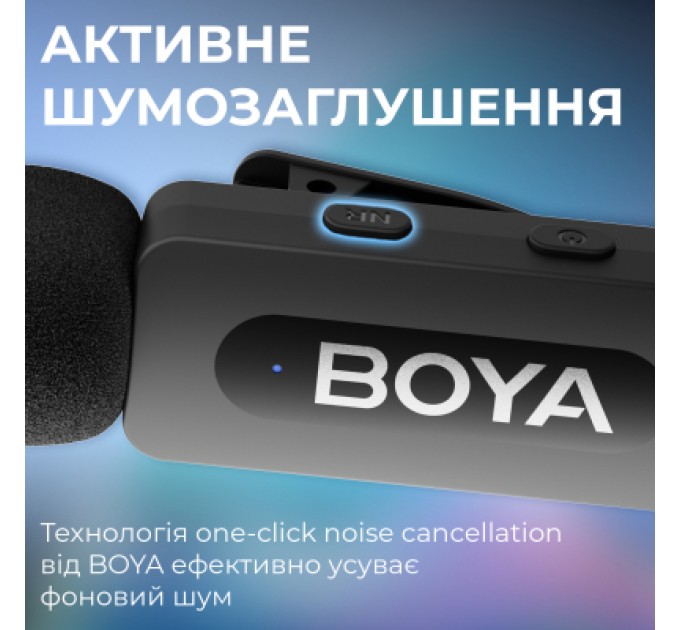 Мікрофон Boya BY-V30 Type-C Black (BY-V30)