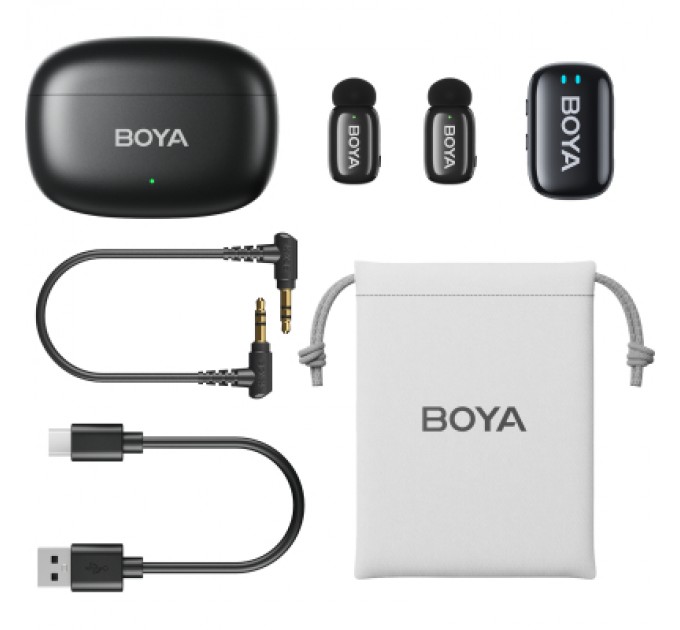 Мікрофон Boya mini-18 3,5 мм/TRS/Type-C Black (mini-18)