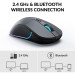 Keychron Мишка Keychron M3 Wireless/Bluetooth/USB Black (M3-A1)