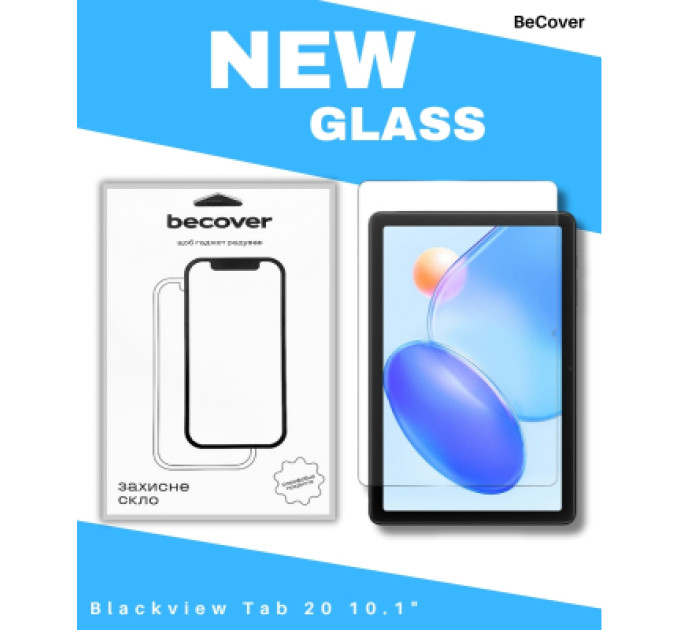 BeCover Скло захисне BeCover Blackview Tab 20 10.1" (714606)
