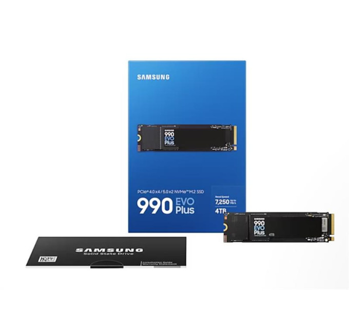 Samsung Накопичувач SSD M.2 2280 4TB 990 EVO Plus Samsung (MZ-V9S4T0BW)