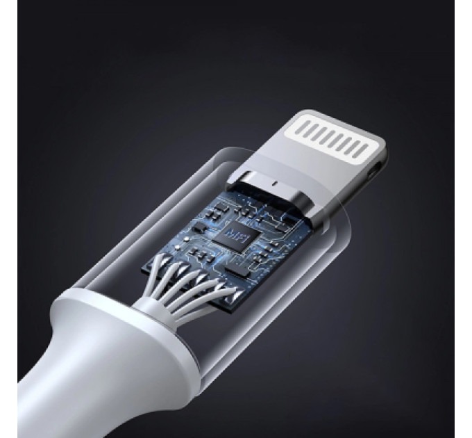 Ugreen Дата кабель USB-C to Lightning 1.0m 3A 60W US304 white UGREEN (70523)