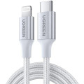 Ugreen Дата кабель USB-C to Lightning 1.0m 3A 60W US304 white UGREEN (70523)