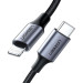 Ugreen Дата кабель USB-C to Lightning 1.0m 3A 60W US304 black UGREEN (60759)