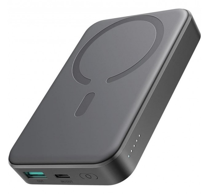 Універсальна мобільна батарея Joyroom Magnetic Wireless JR-W020 10000mAh 20W Black (6941237118455)