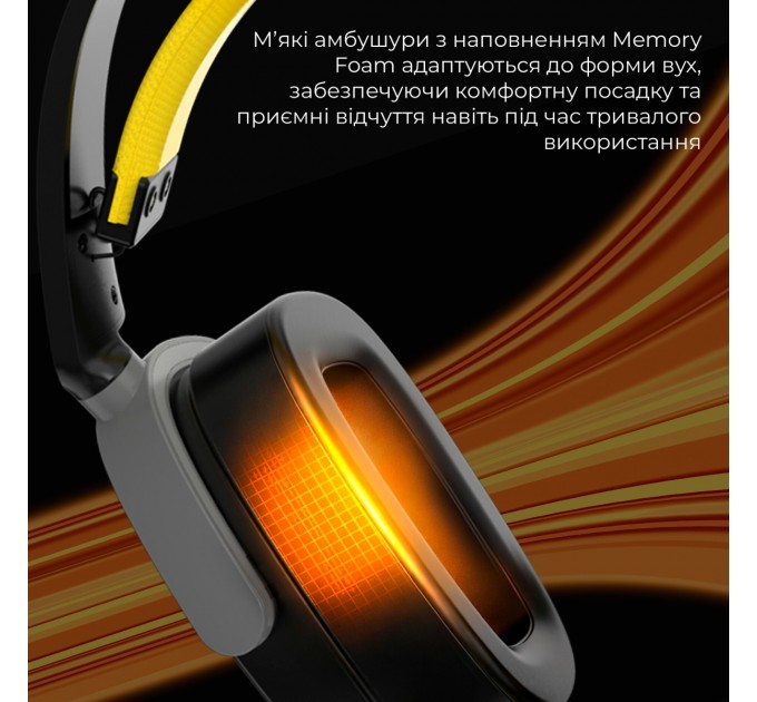 Bluetooth-гарнітура Ajazz AHM09 MAX 3-Mode Black (AHM09-MAX-BGY)