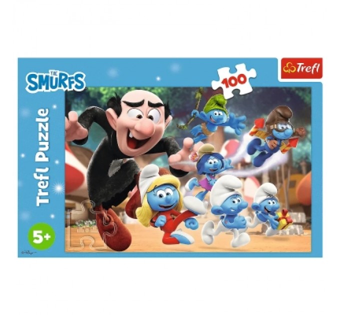 Пазл Trefl The Smurfs Уроки тата Смурфа 100 елементів (5900511164817)