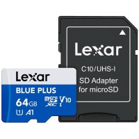 Карта пам’яті MICRO SDXC 64GB UHS-I W/A LMSBLPL064G-BNANG LEXAR