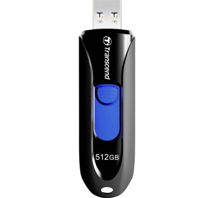 Transcend USB флеш накопичувач Transcend 512GB JetFlash 790 Black USB 3.1 (TS512GJF790K)