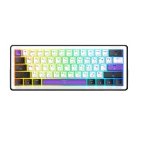 Клавіатура Hator Hellyberry HK60 Mechanical Linear RGB USB UA Black/White (HK60)